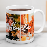 Taza ABUELA con dos Fotos