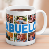 Taza Collage ABUELO con 6 Fotos