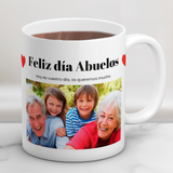 Taza Personalizada Día de los Abuelos con Foto
