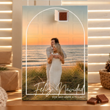 Calendario de Adviento Personalizado con Foto y Arco
