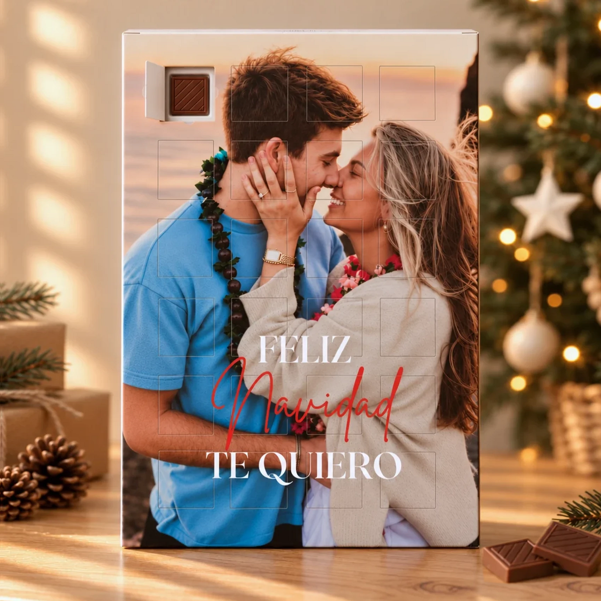 Calendário do Advento com sua foto personalizada
