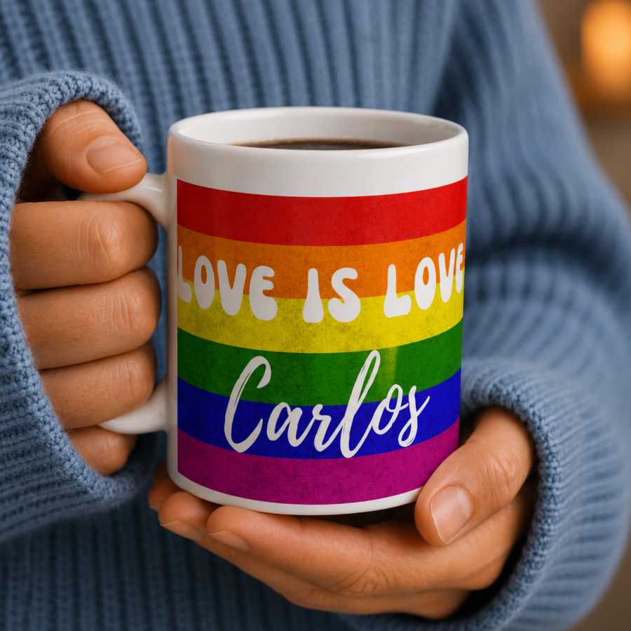 taza personalizada día del orgullo, regalo original 