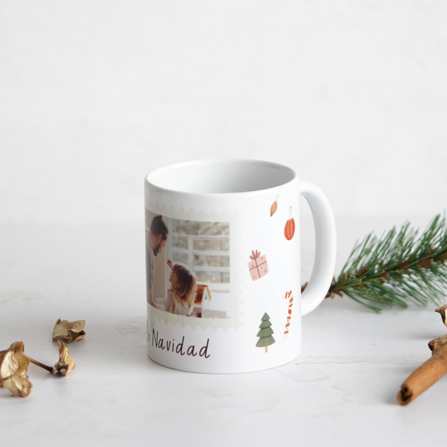 Taza ideal para regalar estas navidades con la foto más especial para sorprender a la persona especial y que el café tengan un sabor único